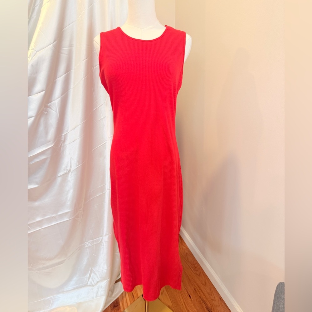 Sugarlips Vibrant Red Midi Dress